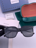 Gucci G60 Polarized Square Brown Lens Sunglasses for Men & Women - 357856