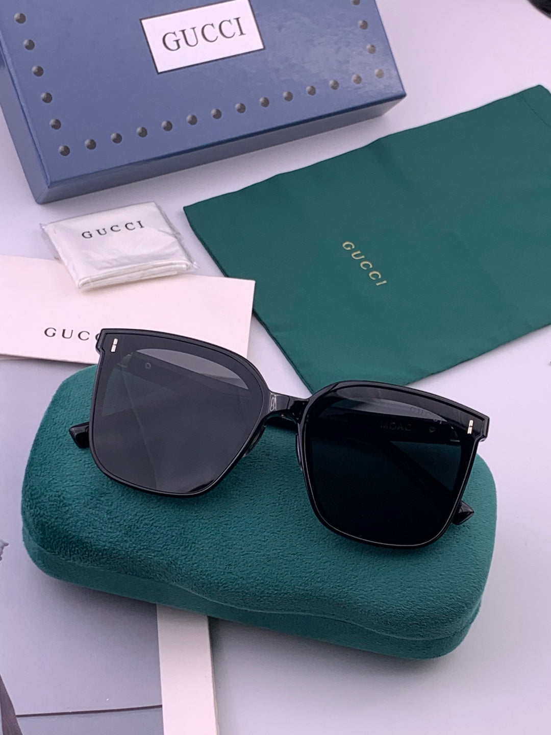 Gucci G60 Polarized Square Brown Lens Sunglasses for Men & Women - 357856 - detail image 6