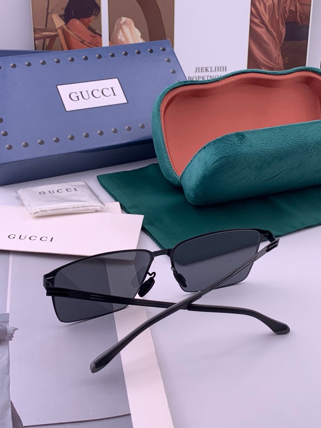 Gucci G2882 Fashion Pink Lens Sunglasses for Men & Women - 357829 - detail image 5