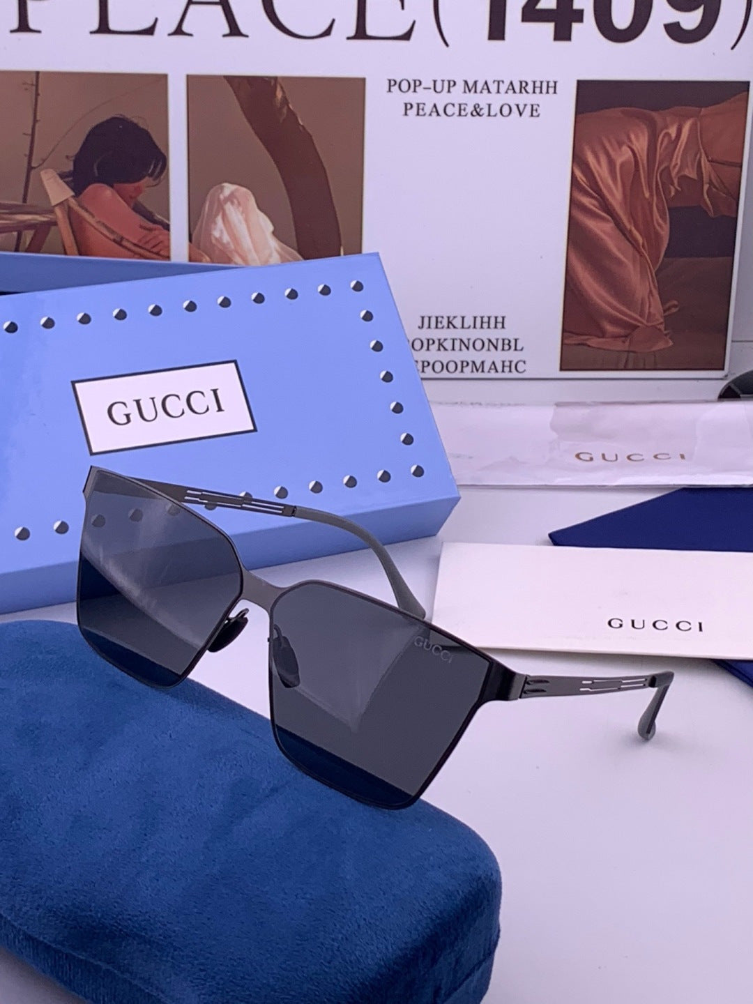 Gucci G7882 Polarized Fashion Orange Lens Sunglasses for Men & Women - 357830 - detail image 2