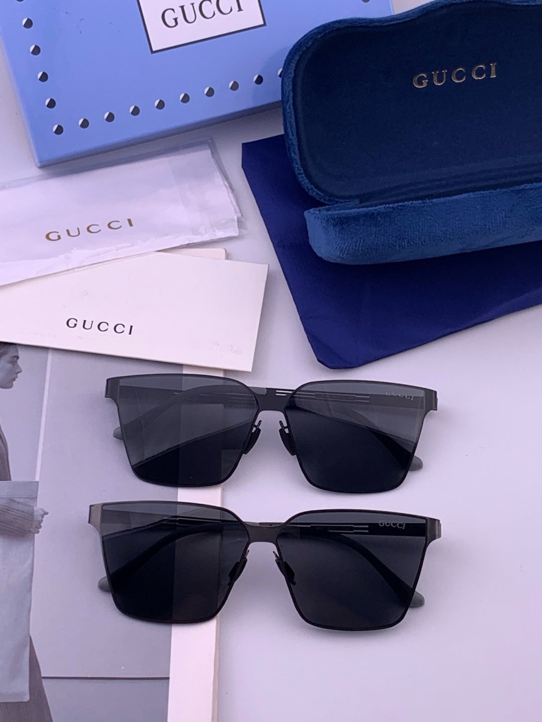 Gucci G7882 Polarized Fashion Orange Lens Sunglasses for Men & Women - 357830 - detail image 7