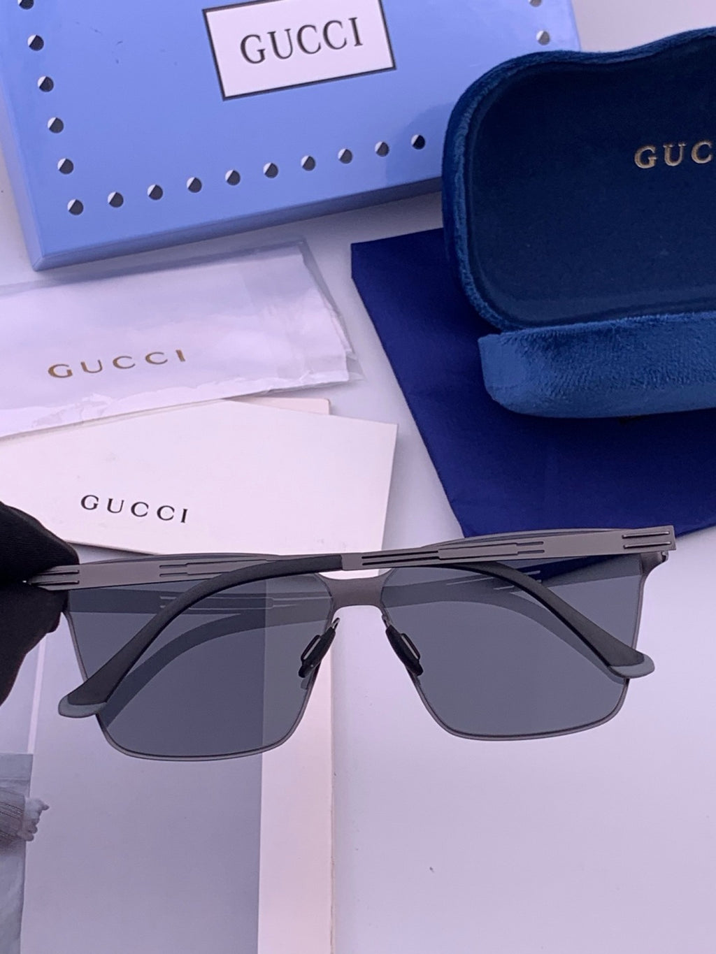 Gucci G7882 Polarized Fashion Orange Lens Sunglasses for Men & Women - 357830 - detail image 4