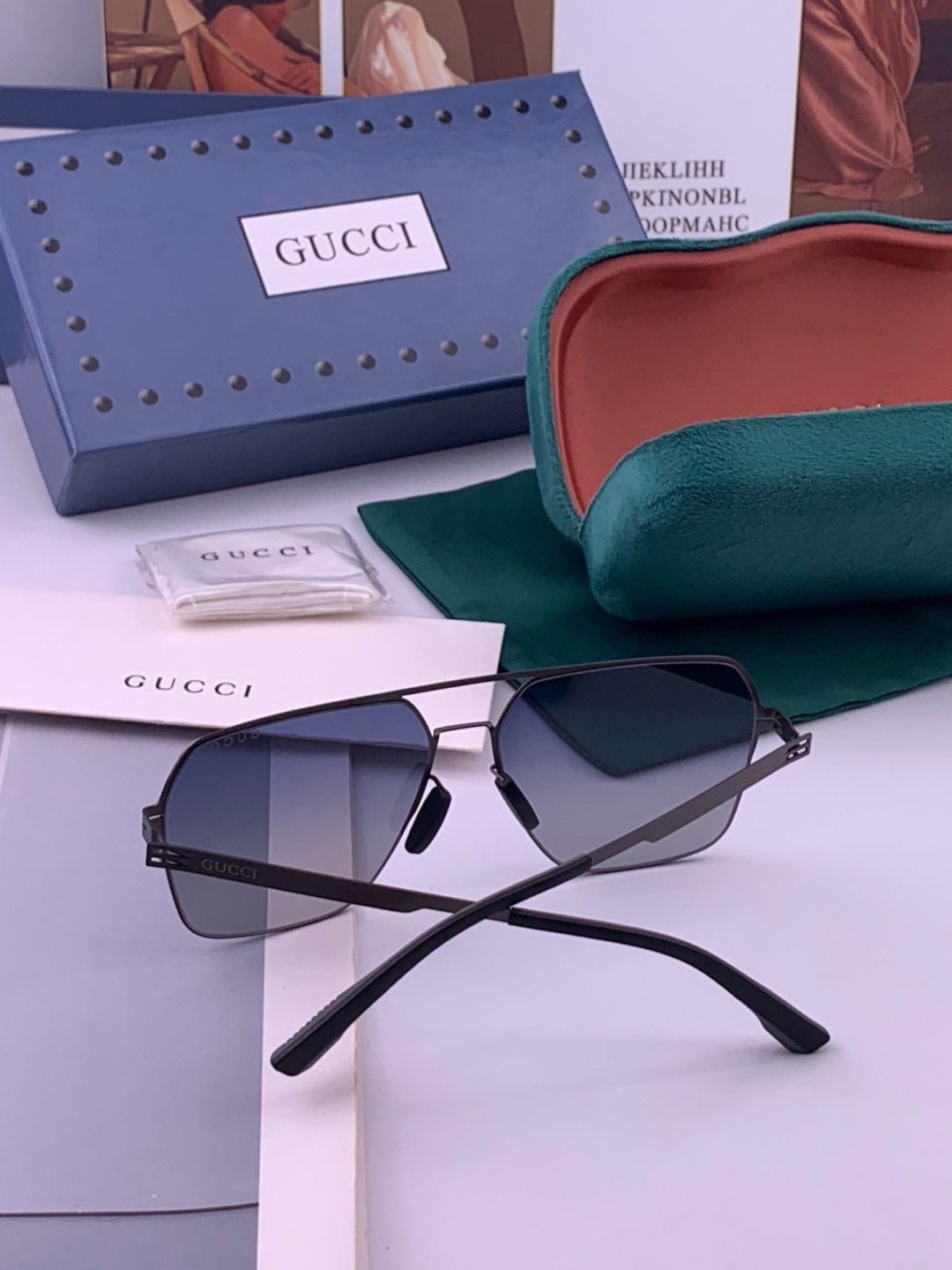 Gucci G711 Polarized Fashion Brown Lens Sunglasses for Men & Women - 357840 - detail image 5