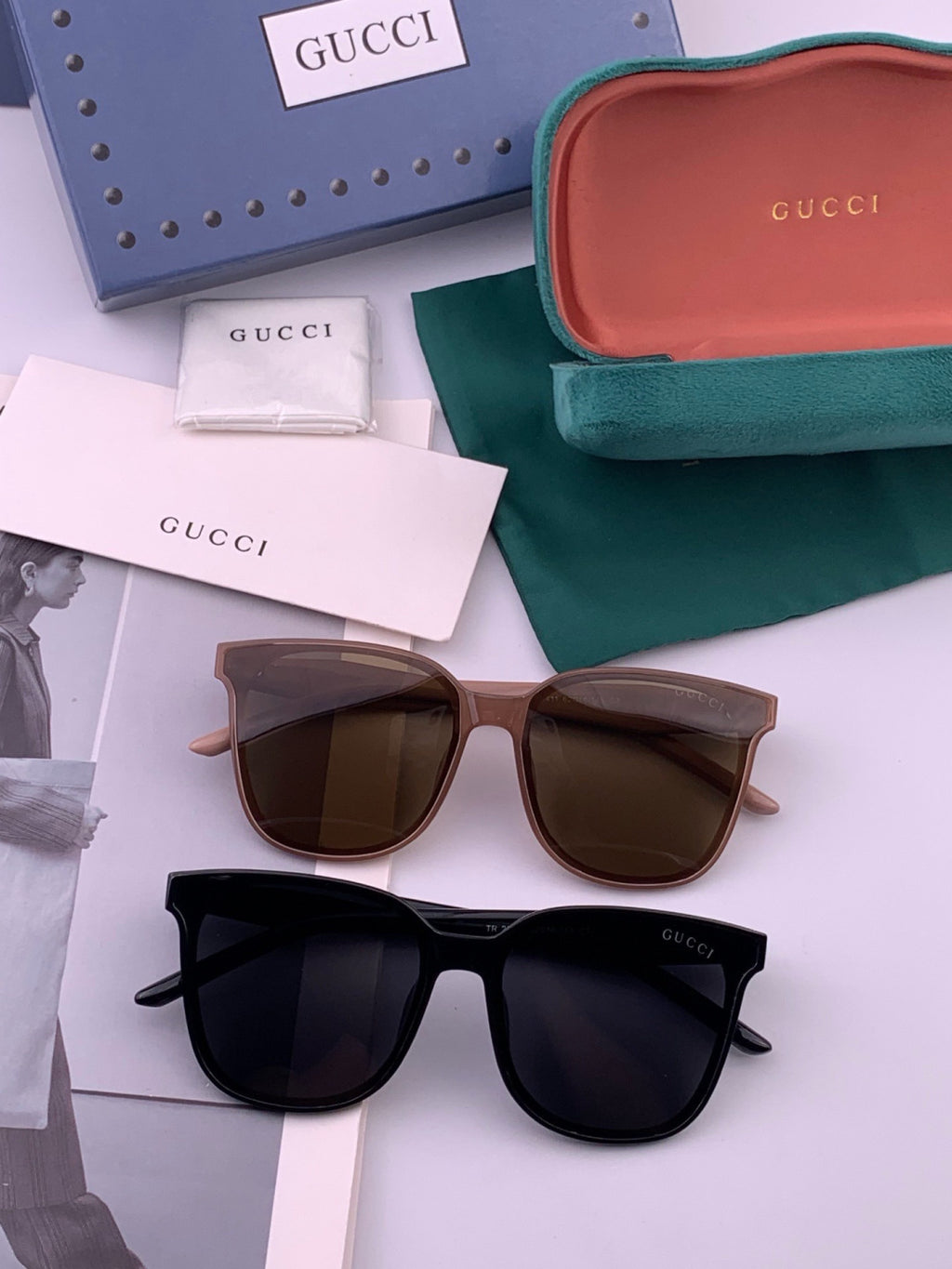 Gucci G12041 Polarized Fashion Gold Lens Sunglasses for Women - 357815 - detail image 7