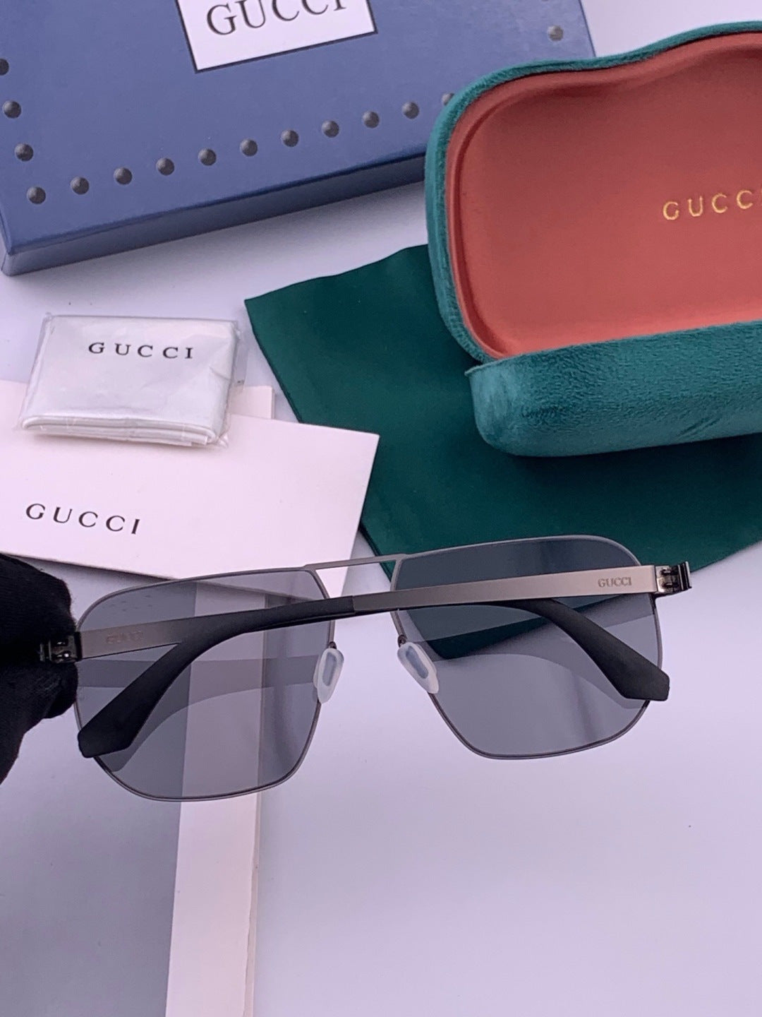 Gucci G2504 Fashion Black Lens Sunglasses for Men & Women - 371628 - detail image 7