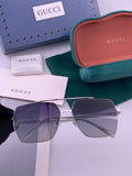 Gucci G5803 Polarized Aviator Black Lens Sunglasses for Men - 371630