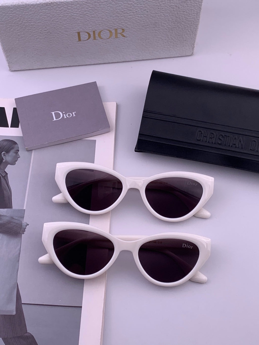 Dior D4109 Polarized Square Pink Lens Sunglasses for Men & Women - 371894 - detail image 6