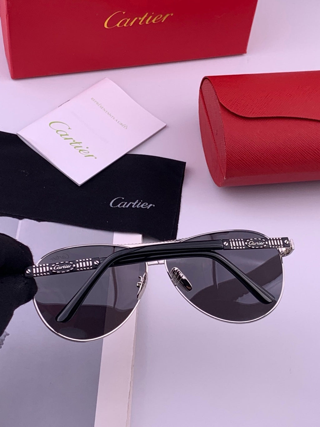 Cartier CK1080 Polarized Fashion Gold Lens Sunglasses for Men & Women - 372191 - detail image 5