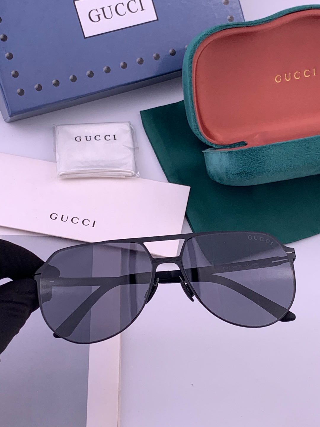 Gucci G2731 Polarized Fashion Gold Lens Sunglasses for Men & Women - 371652