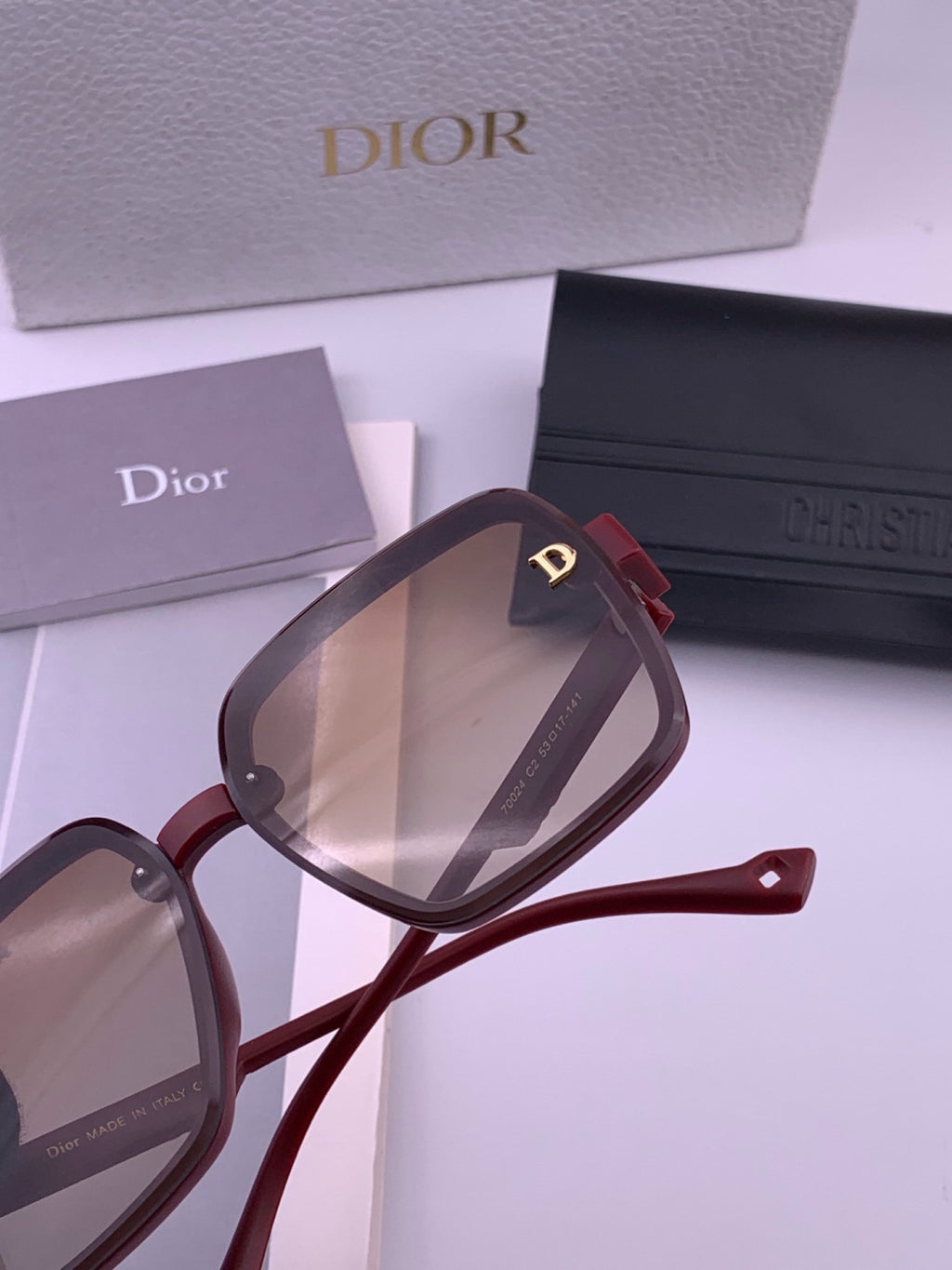 Dior D47002 Fashion Purple Lens Sunglasses for Men & Women - 371961 - detail image 3