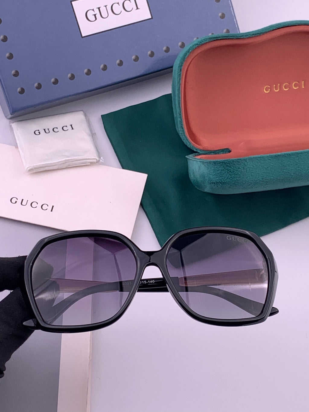 Gucci G5339 Polarized Round Brown Lens Sunglasses for Women - 371535