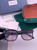 Gucci G1106 Metal Square Brown Lens Sunglasses for Men & Women - 371544