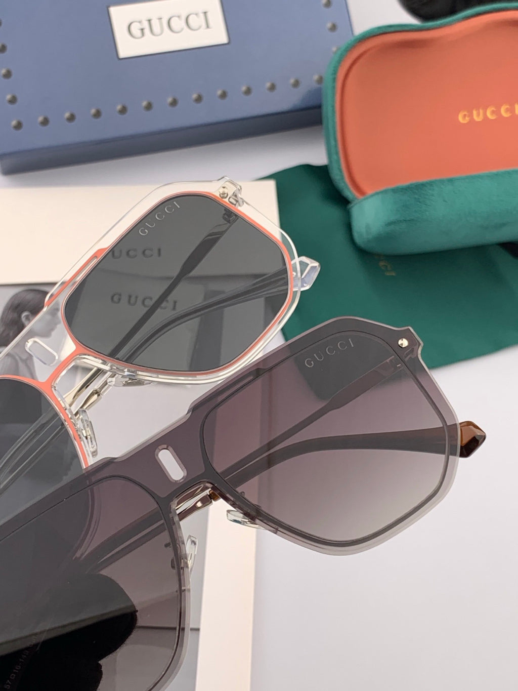 Gucci G4642 Polarized Fashion Gold Lens Sunglasses for Men & Women - 371530 - detail image 5
