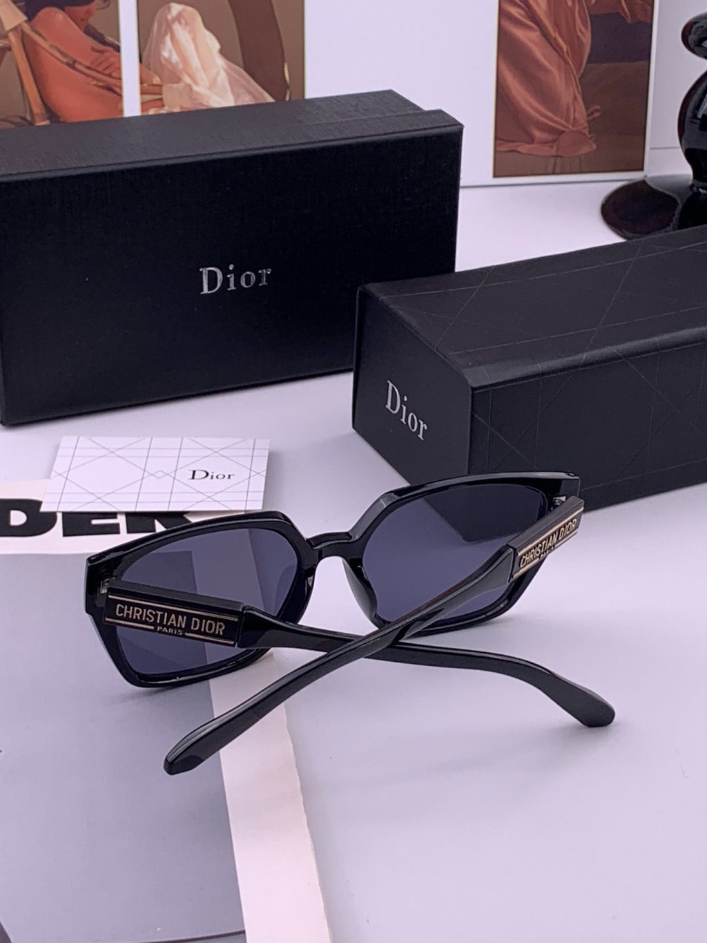 Dior D67706 Fashion Gold Lens Sunglasses for Men & Women - 371946 - detail image 6