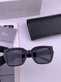 Dior CD6820 Polarized Square Black Lens Sunglasses for Women - 382362