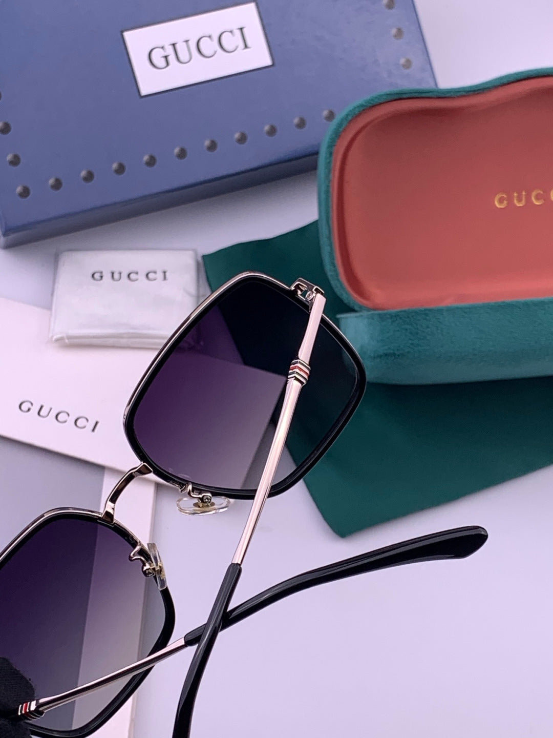 Gucci G1640 Polarized Round Brown Lens Sunglasses for Women - 382113 - detail image 5