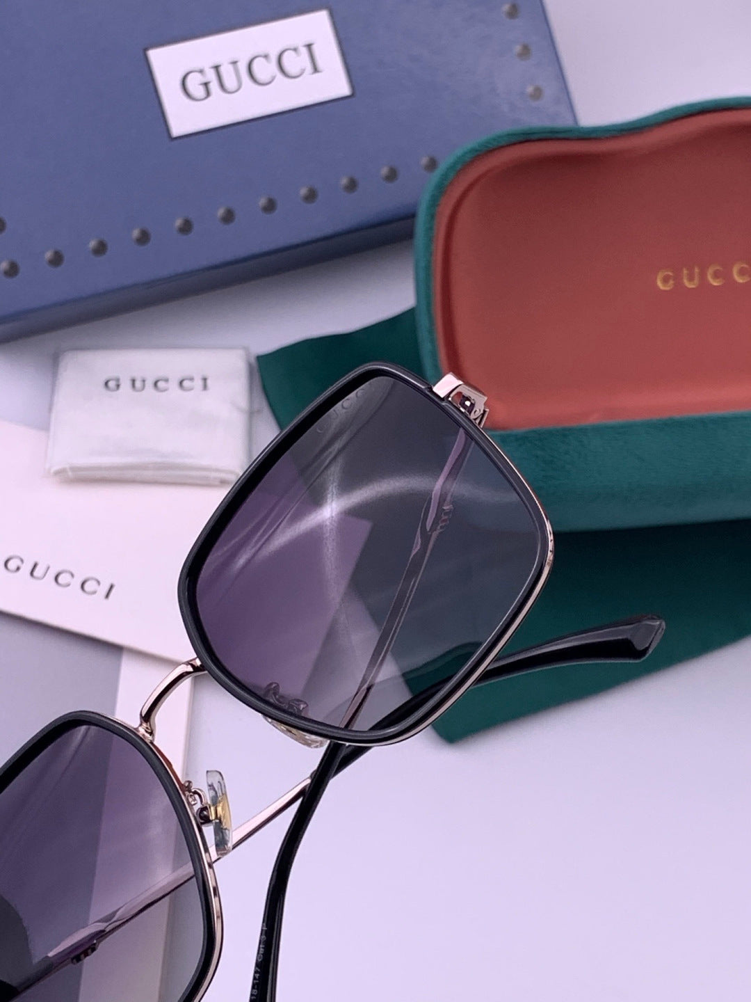 Gucci G1640 Polarized Round Brown Lens Sunglasses for Women - 382113 - detail image 3