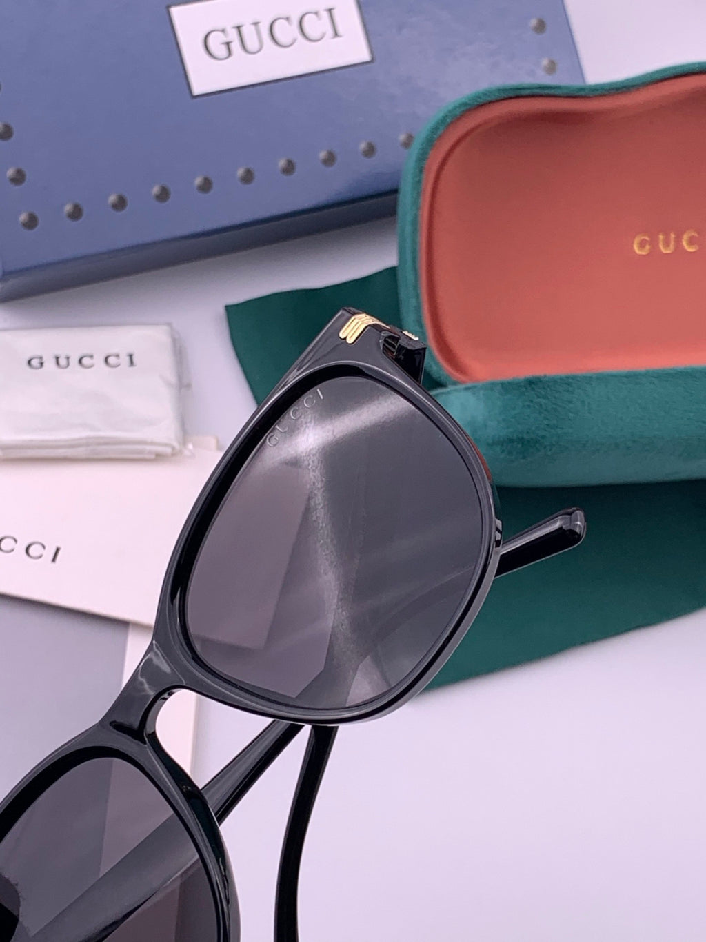 Gucci G97726 Polarized Square Brown Lens Sunglasses for Women - 382115 - detail image 4