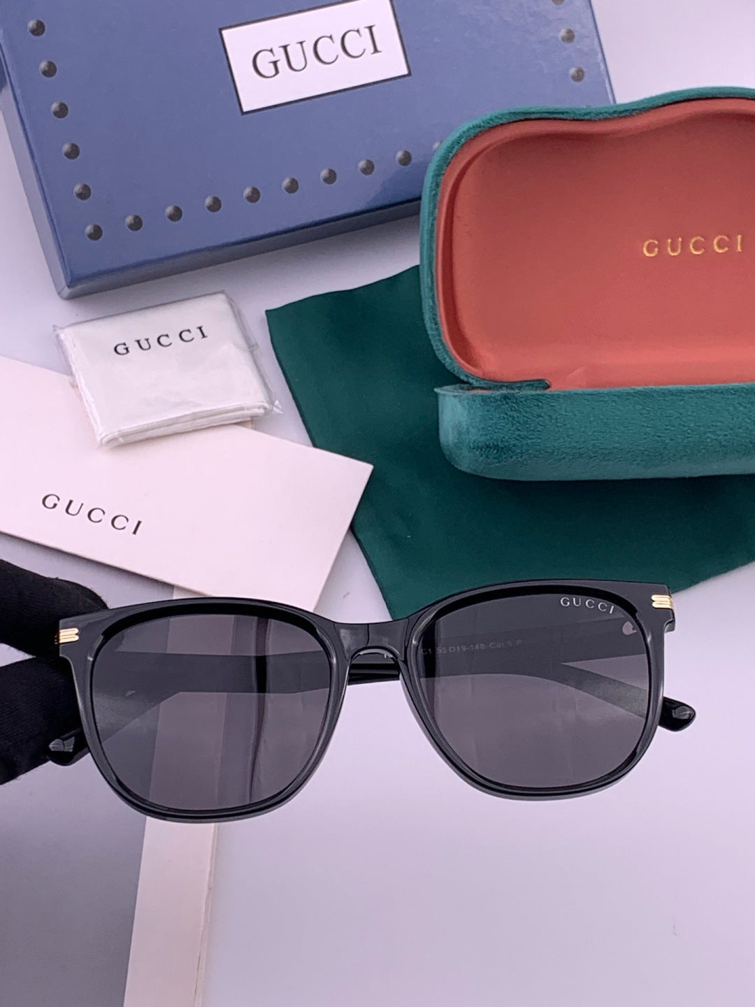 Gucci G97726 Polarized Square Brown Lens Sunglasses for Women - 382115