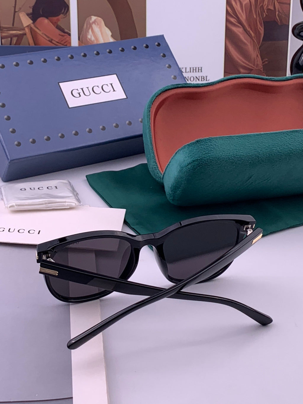 Gucci G97726 Polarized Square Brown Lens Sunglasses for Women - 382115 - detail image 5