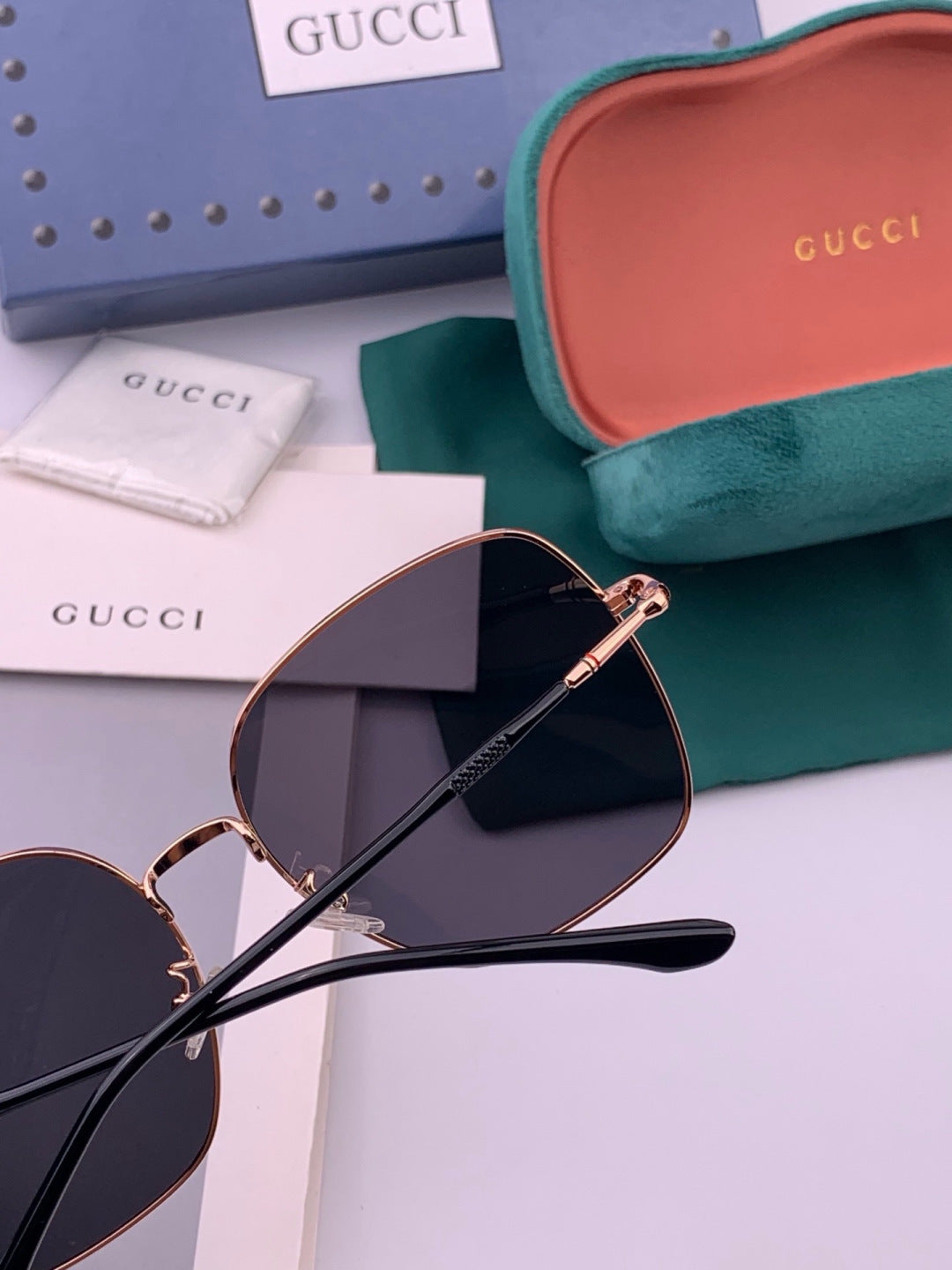 Gucci G0353 Round Brown Lens Sunglasses for Men & Women - 382127 - detail image 4