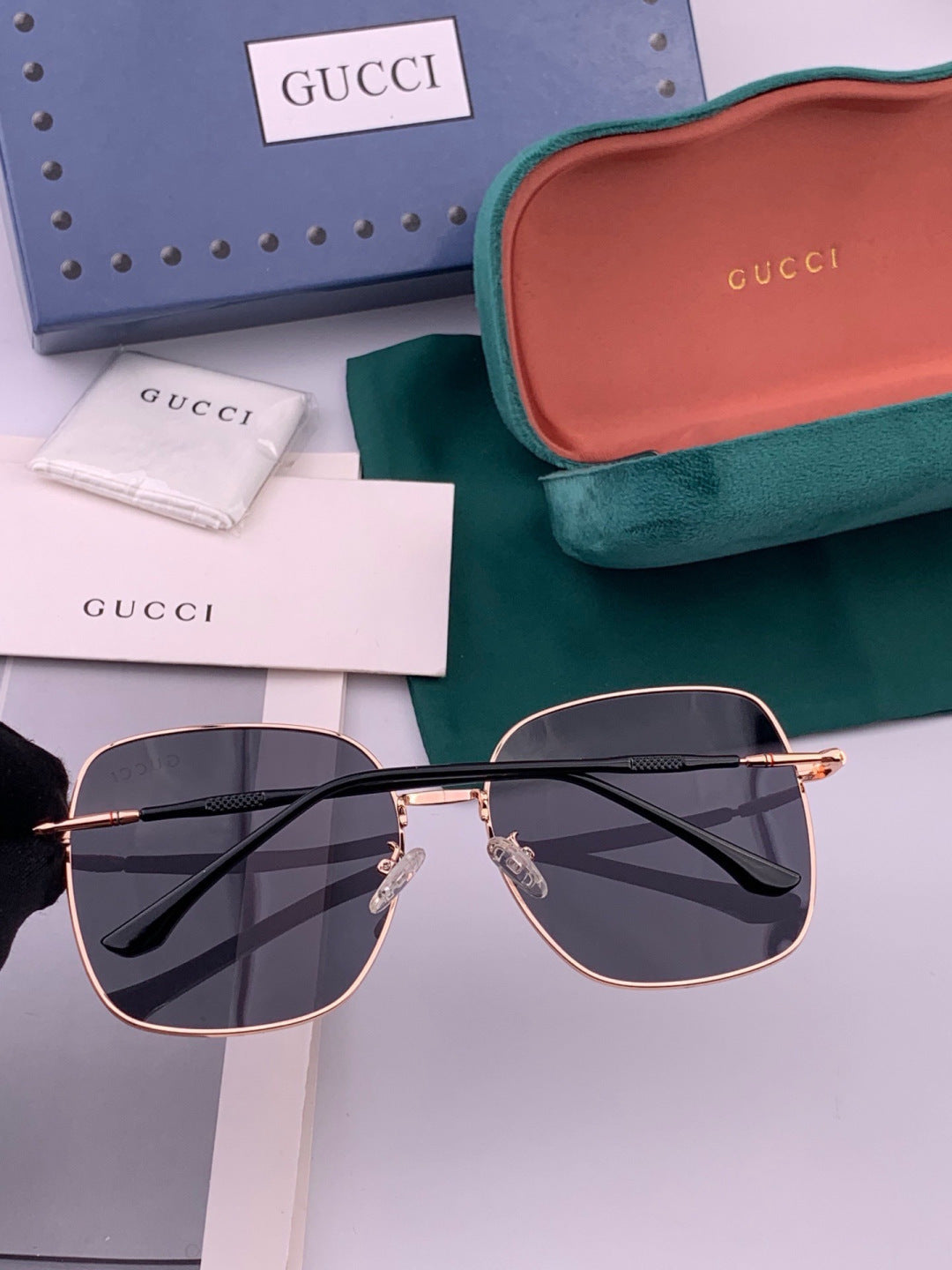 Gucci G0353 Round Brown Lens Sunglasses for Men & Women - 382127 - detail image 3