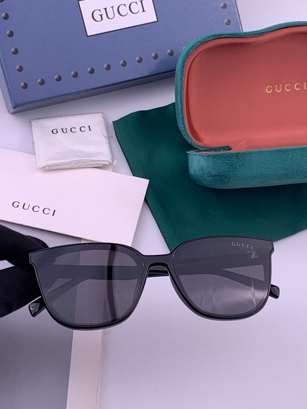 Gucci G97722 Polarized Square Brown Lens Sunglasses for Women - 382090