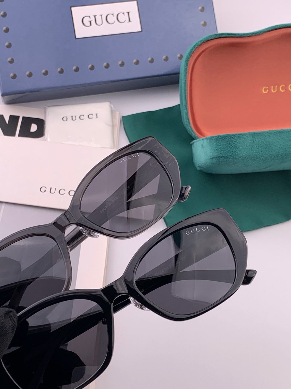 Gucci G7990 Polarized Square Brown Lens Sunglasses for Men & Women - 382096 - detail image 3