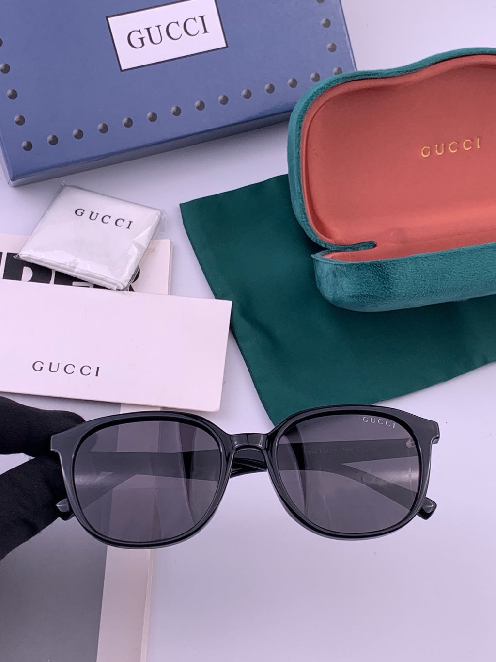 Gucci G4990 Polarized Square Orange Lens Sunglasses for Women - 382074