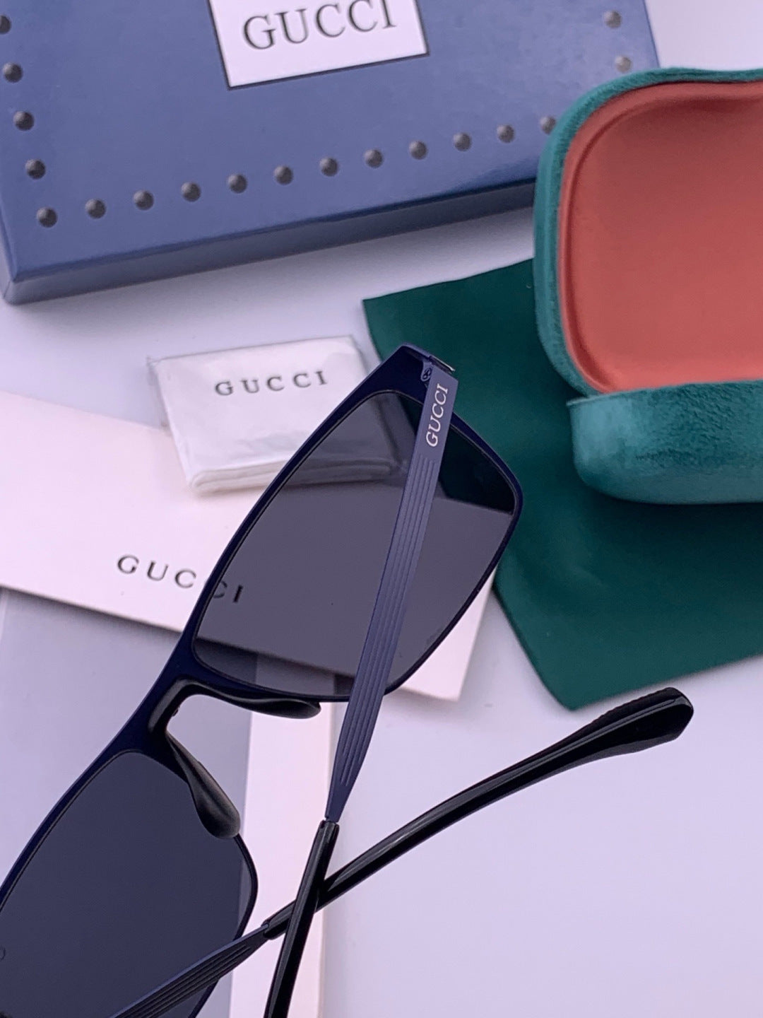 Gucci G6225 Polarized Aviator Gold Lens Sunglasses for Men - 382077 - detail image 4