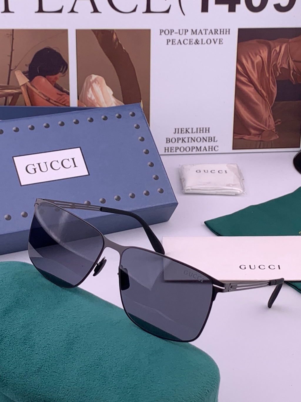 Gucci G7710 Fashion Brown Lens Sunglasses for Men & Women - 382078 - detail image 2