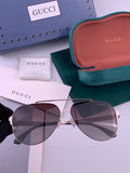 Gucci G5809 Polarized Fashion Gold Lens Sunglasses for Men & Women - 382081