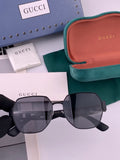 Gucci G1379 Metal Square Pink Lens Sunglasses for Men & Women