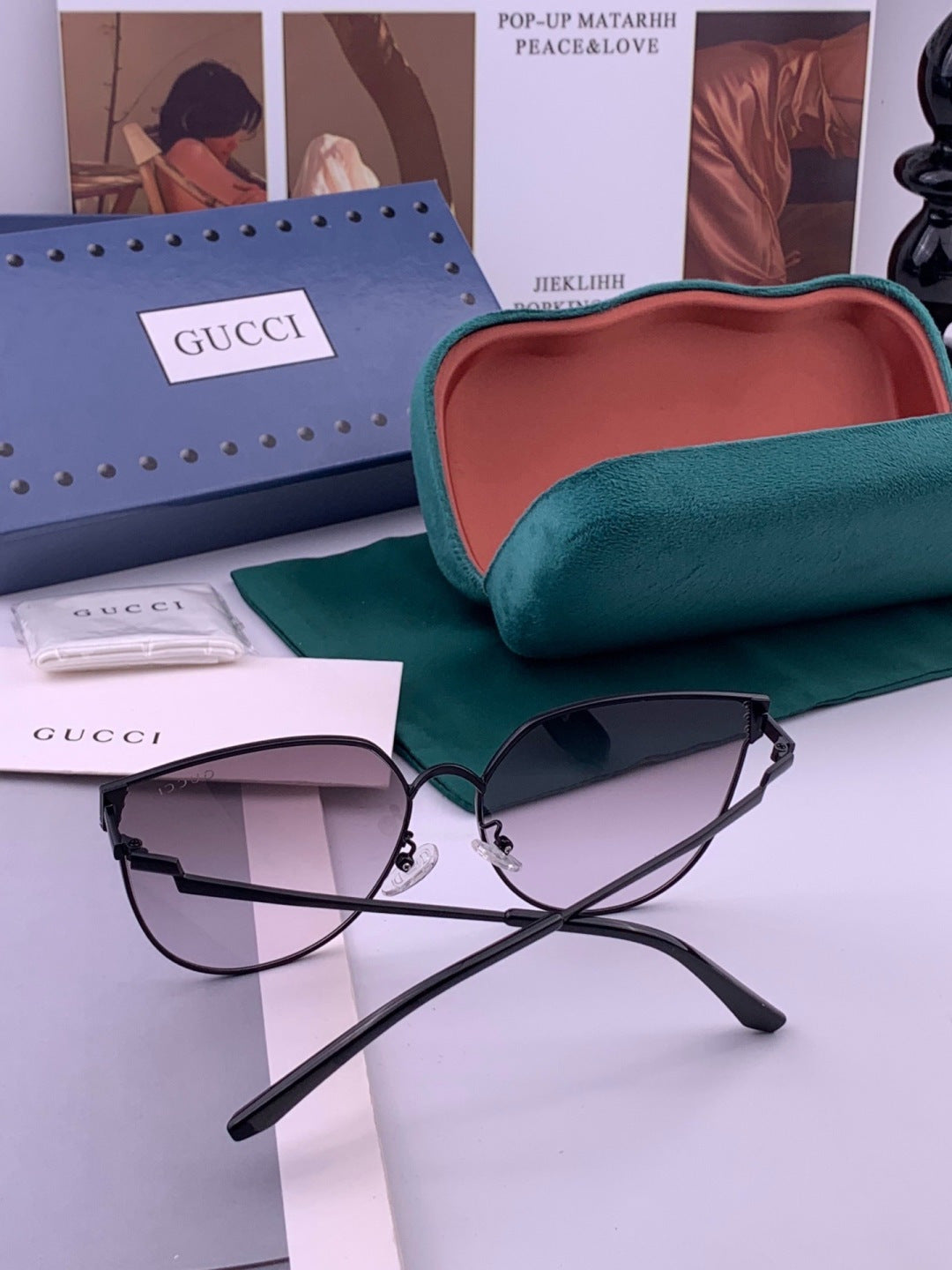 Gucci G3660 Fashion Orange Lens Sunglasses for Men & Women - 382039 - detail image 5