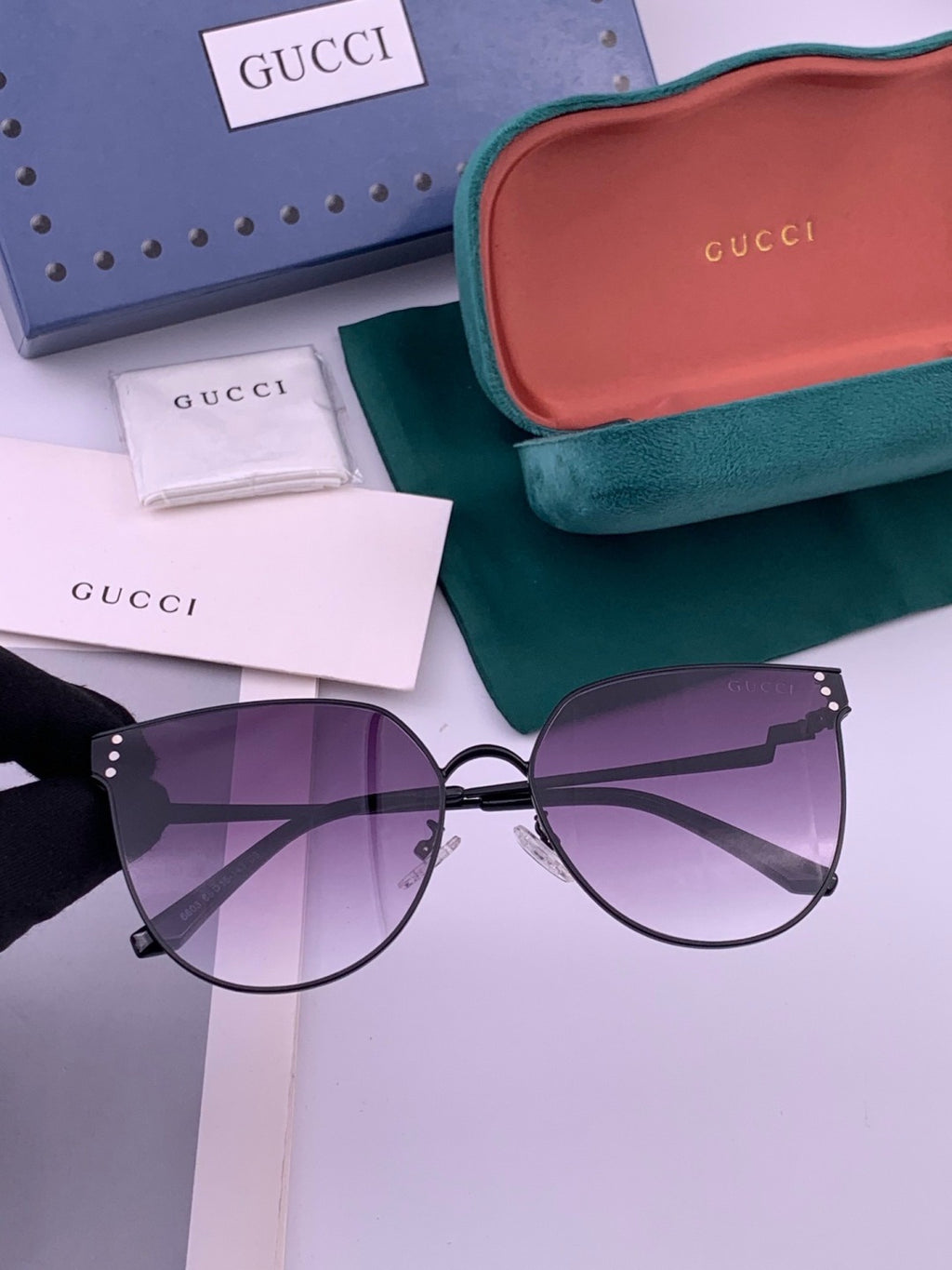 Gucci G3660 Fashion Red Lens Sunglasses for Men & Women - 382040