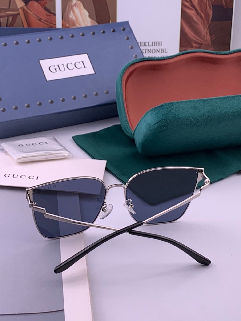 Gucci G2660 Fashion Gold Lens Sunglasses for Men & Women - 382013 - detail image 5