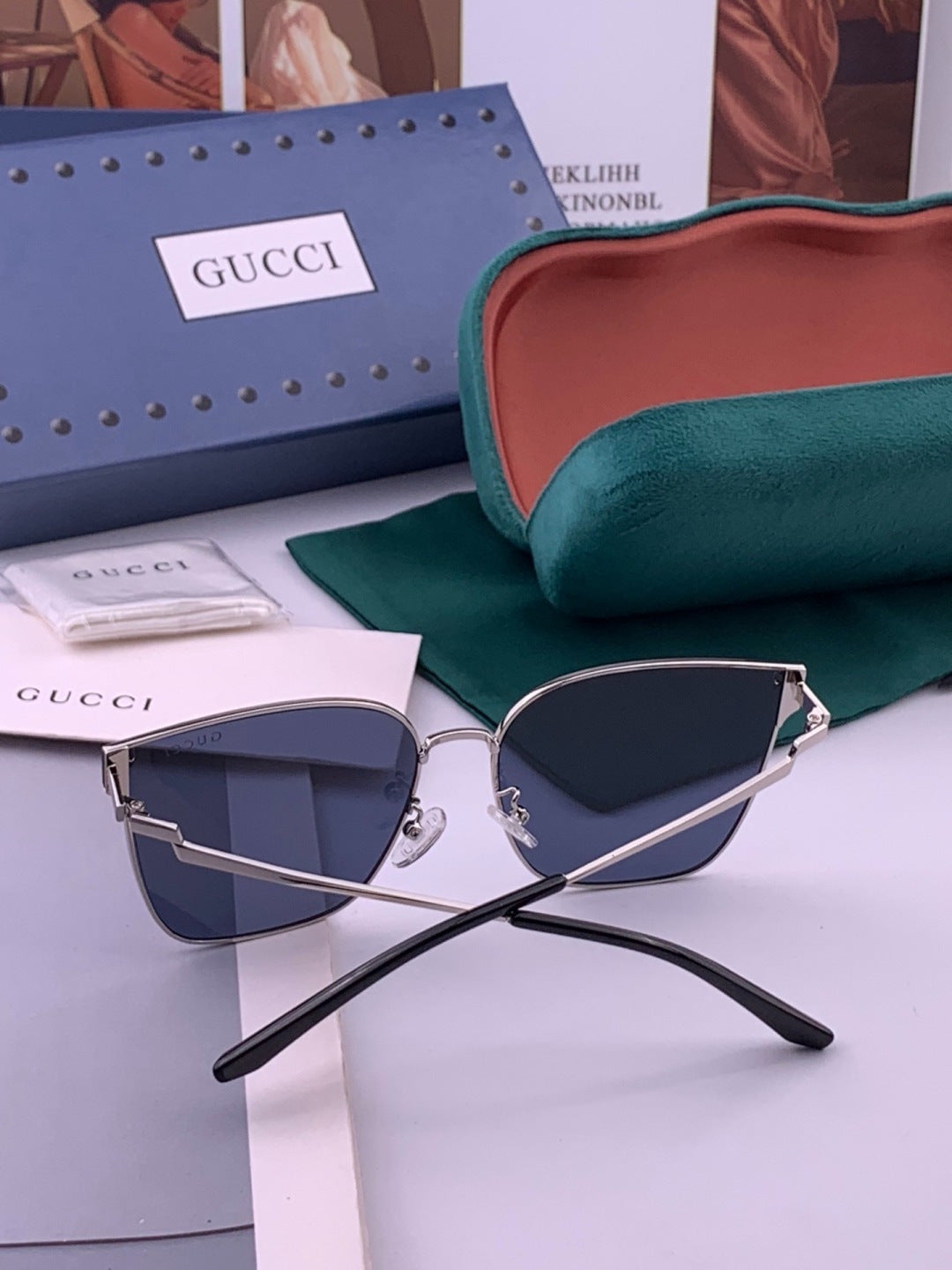 Gucci G2660 Fashion Gold Lens Sunglasses for Men & Women - 382013 - detail image 5