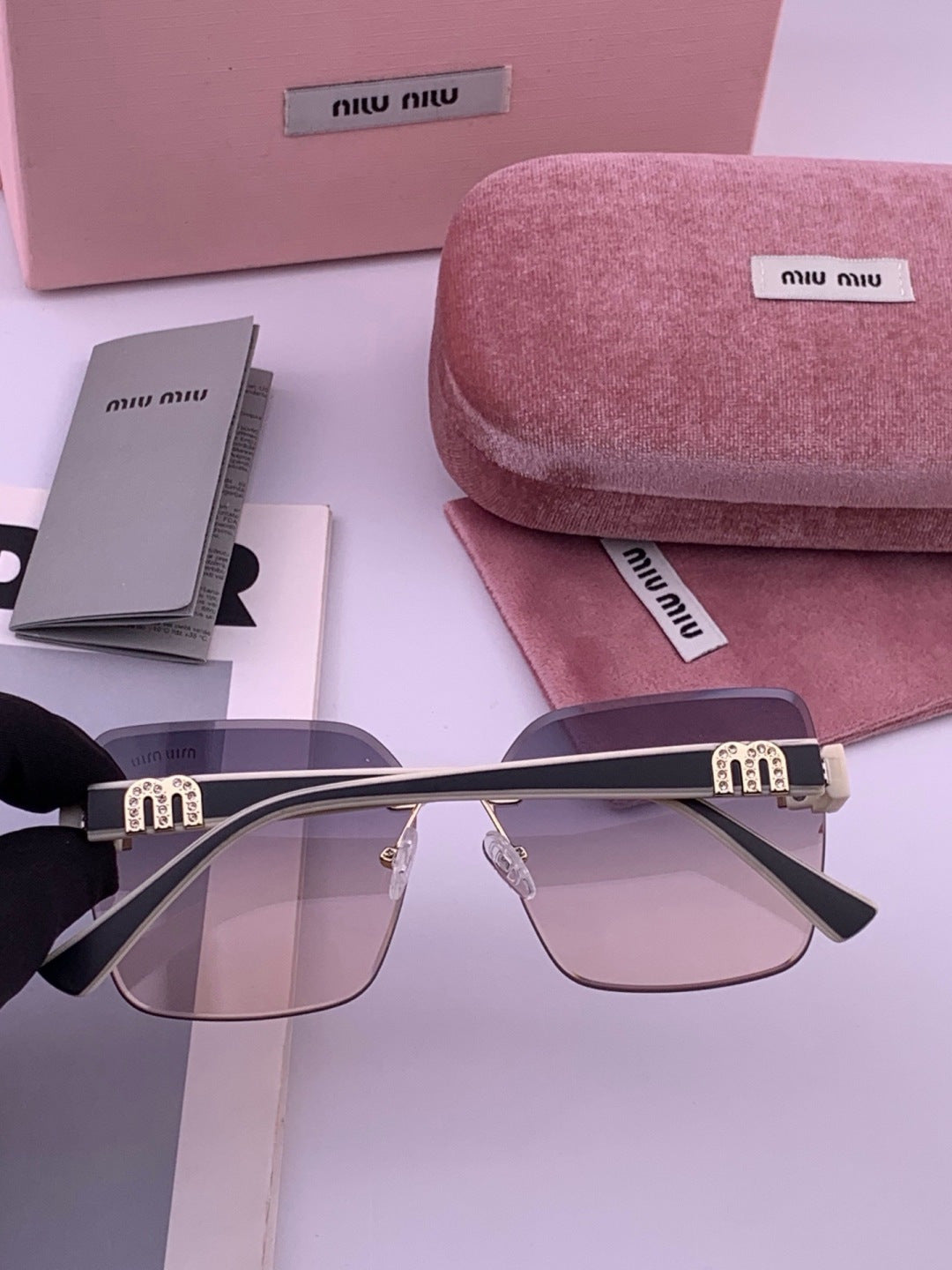 Miu Miu M7550 Fashion Red Lens Sunglasses for Men & Women - 383027 - detail image 7