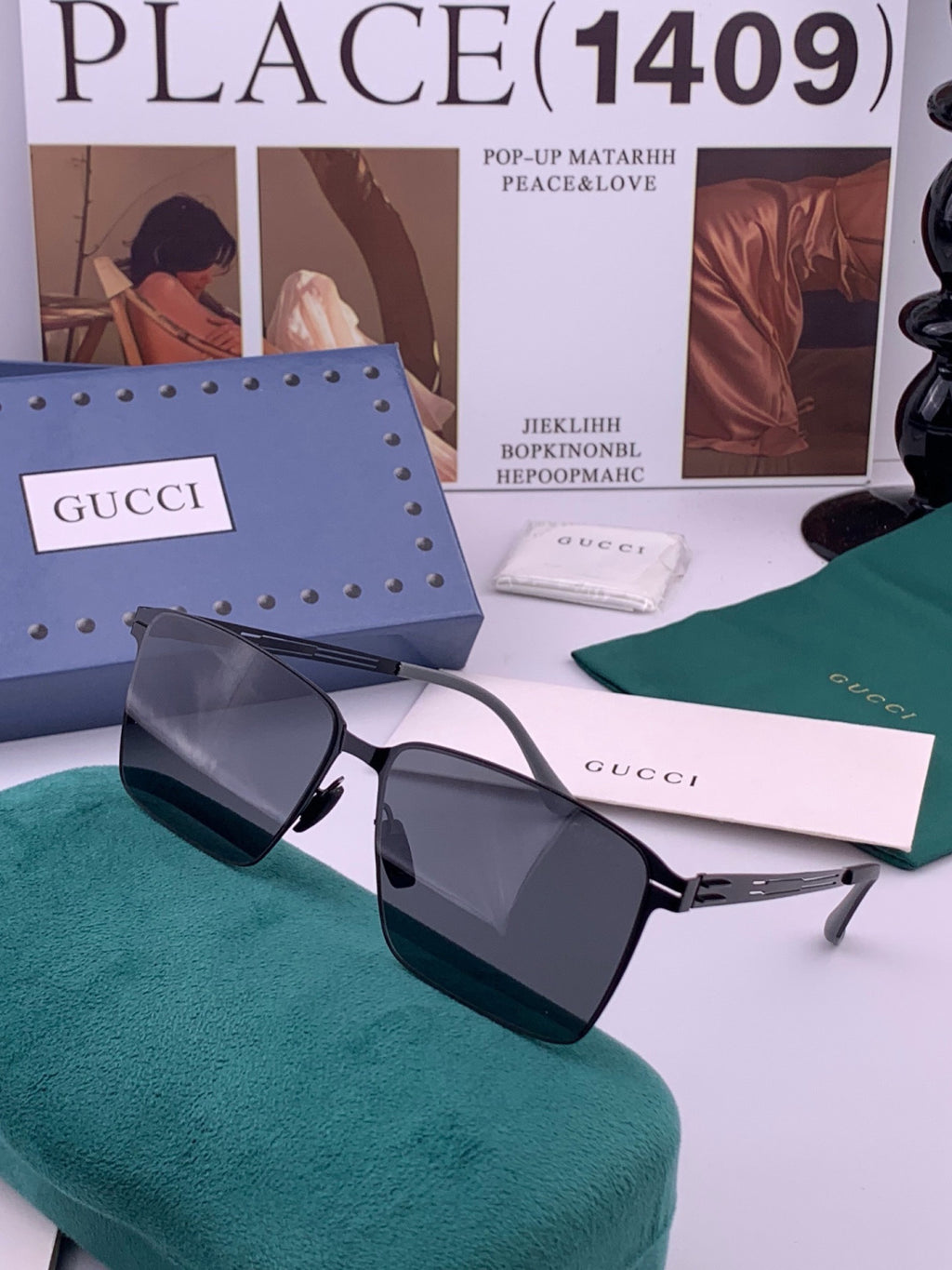 Gucci G2882 Fashion Pink Lens Sunglasses for Men & Women - 381972 - detail image 2