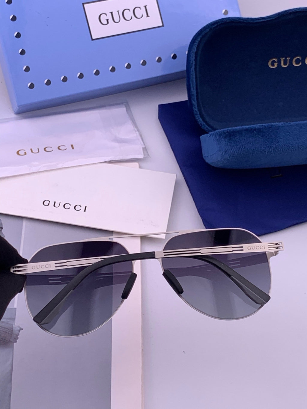 Gucci G139 Fashion Orange Lens Sunglasses for Men & Women - 381977 - detail image 6