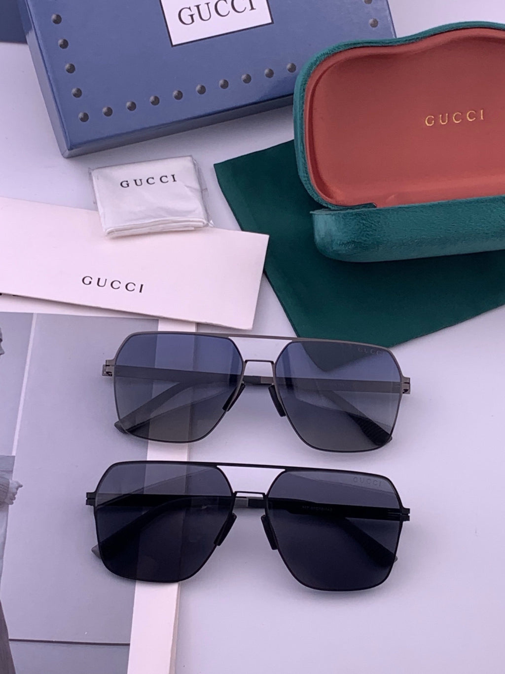 Gucci G711 Polarized Fashion Brown Lens Sunglasses for Men & Women - 381983 - detail image 7