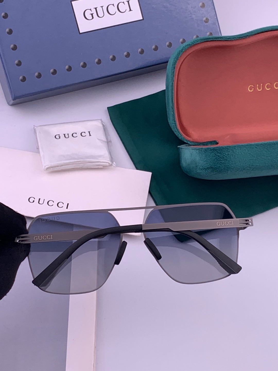 Gucci G711 Polarized Fashion Brown Lens Sunglasses for Men & Women - 381983 - detail image 6
