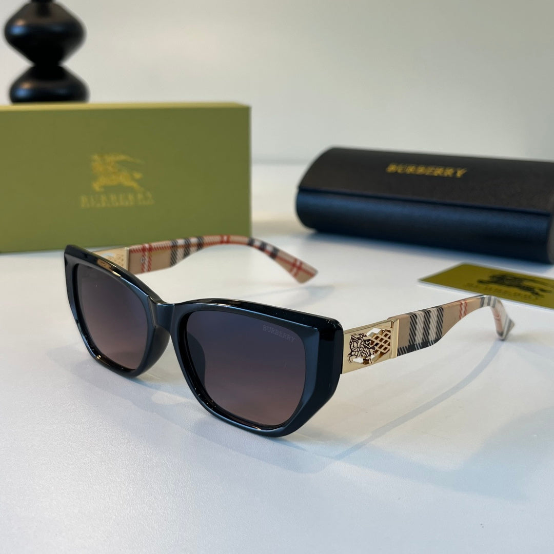 Burberry Folding Fashion Black Lens Sunglasses for Men & Women - detail image 3