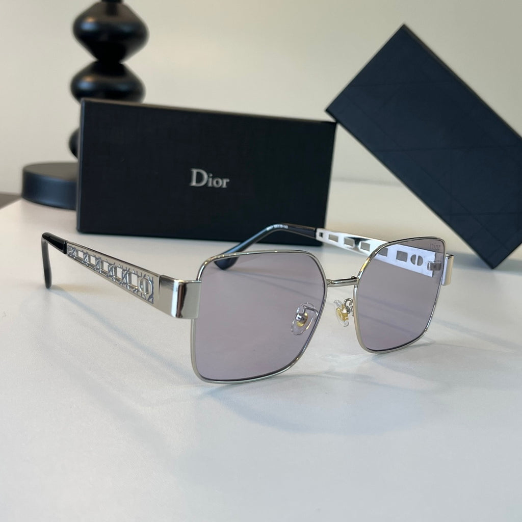 Dior Fashion Silver Lens Sunglasses for Men & Women - 398674