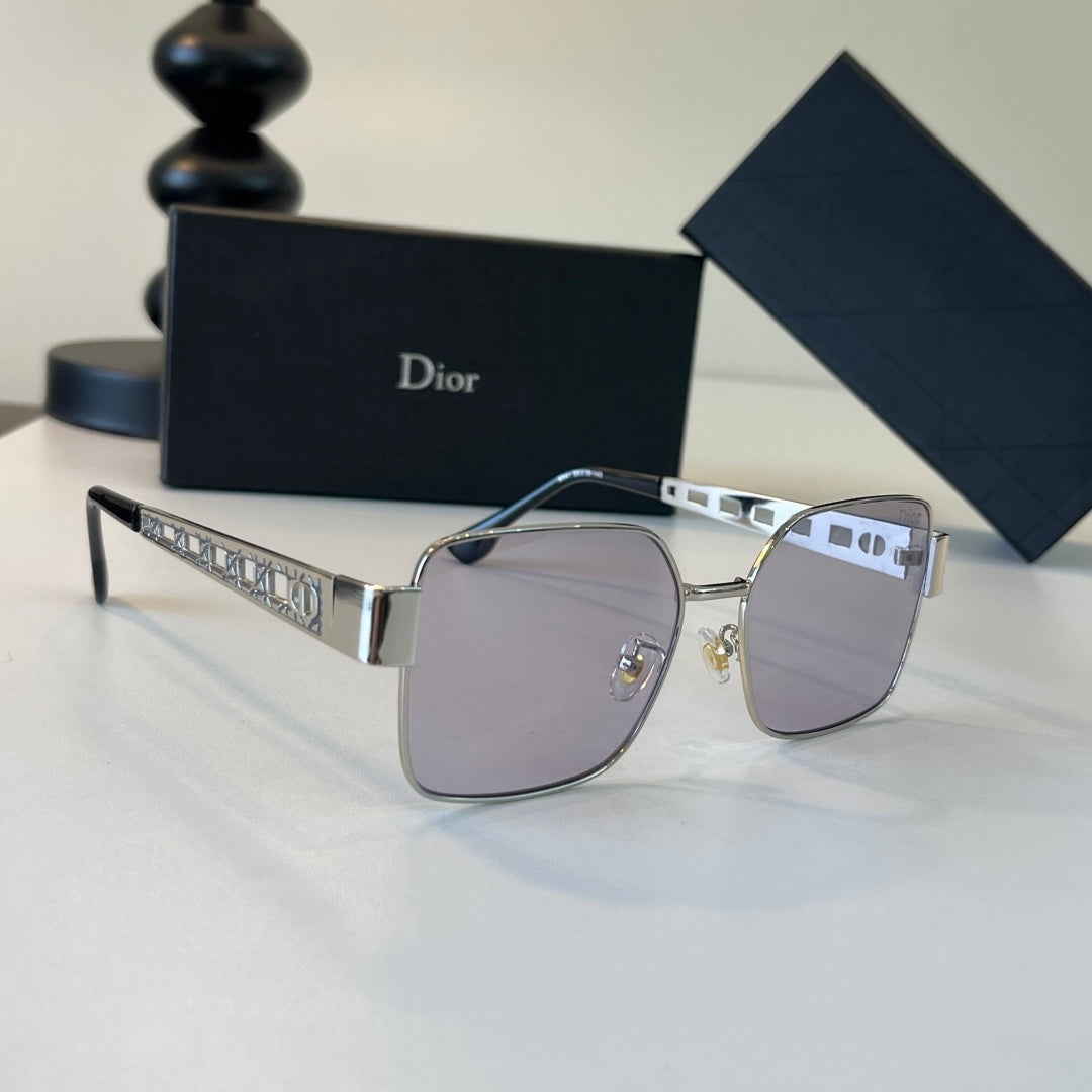 Dior Fashion Silver Lens Sunglasses for Men & Women - 398674