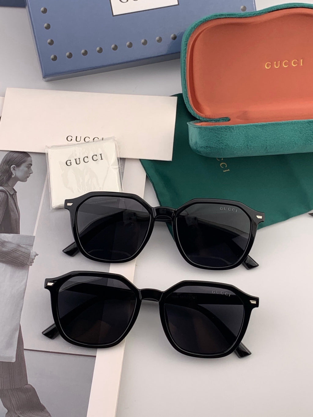 Gucci G6358 Fashion Gold Lens Sunglasses for Men & Women - 398377 - detail image 6