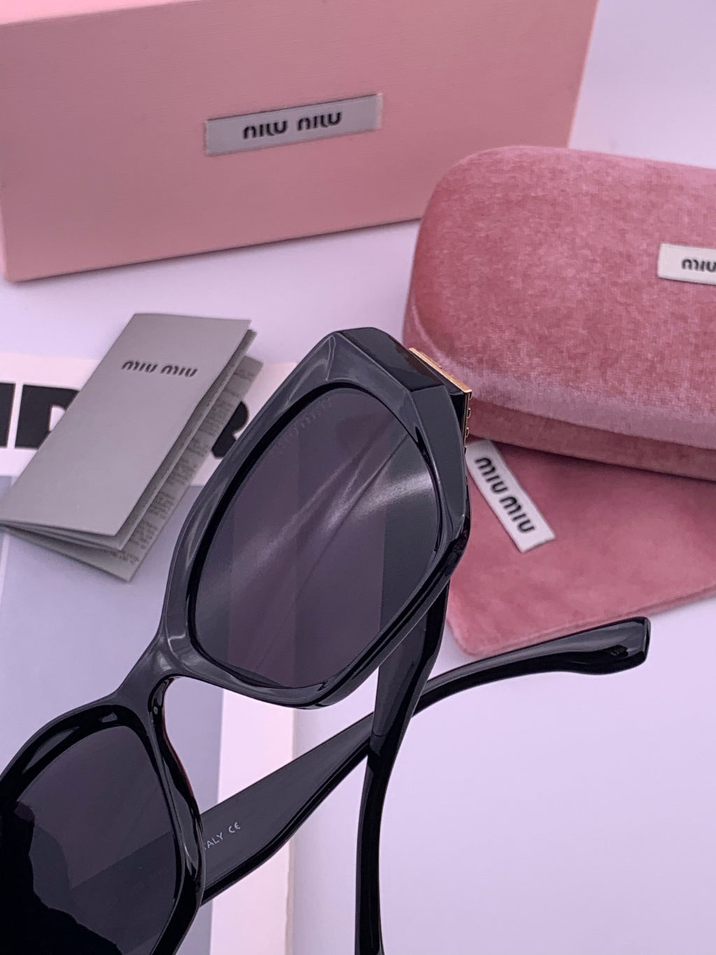 Miu Miu M1310 Fashion Black Lens Sunglasses for Men & Women - 399192 - detail image 5