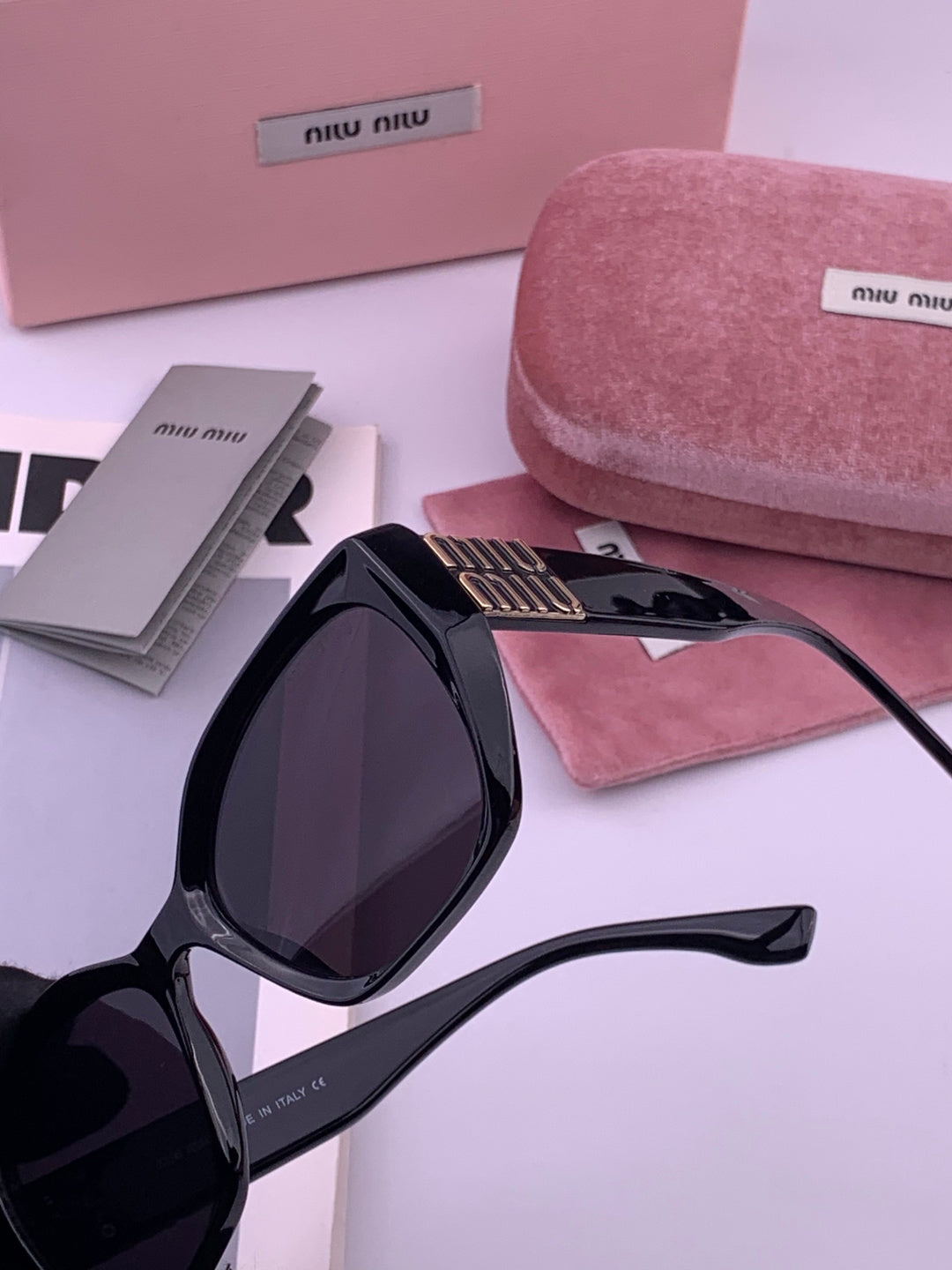 Miu Miu M1310 Fashion Black Lens Sunglasses for Men & Women - 399192 - detail image 3