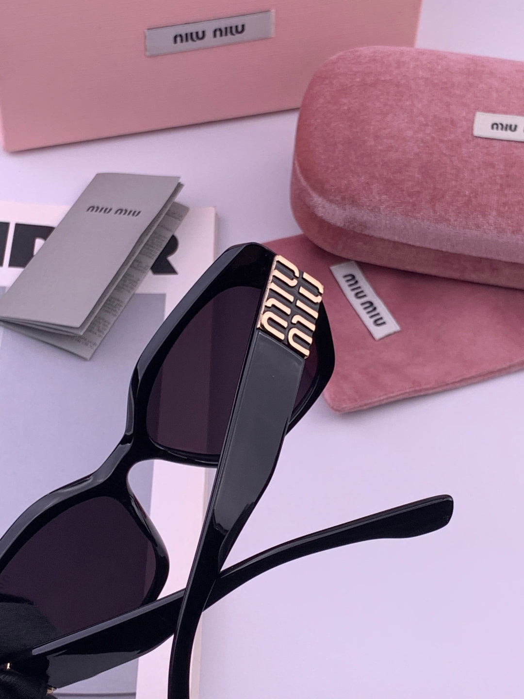 Miu Miu M1310 Fashion Black Lens Sunglasses for Men & Women - 399192 - detail image 6