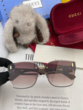 Gucci G3101 Square Black Lens Sunglasses for Men & Women - 398268